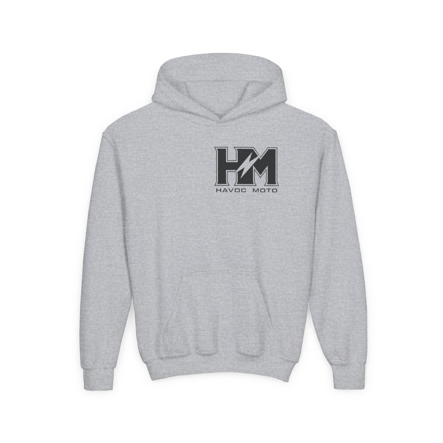 havoc moto heavy grey hoodie