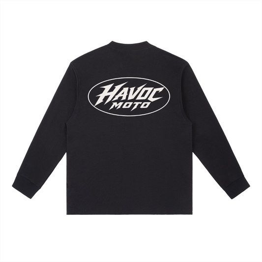 havoc moto black long sleeve (ADULT)