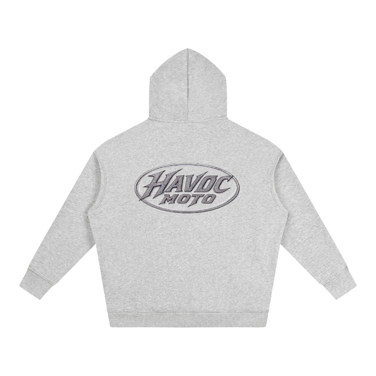 havoc moto heavy grey hoodie (ADULT)