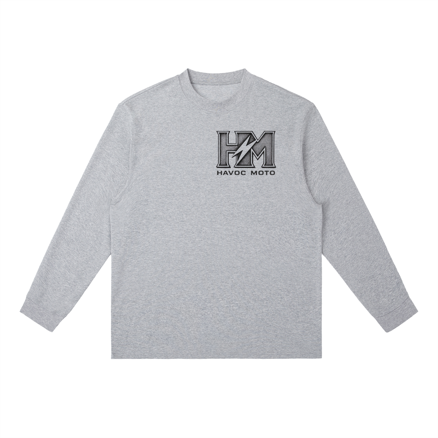 havoc moto grey long sleeve (ADULT)