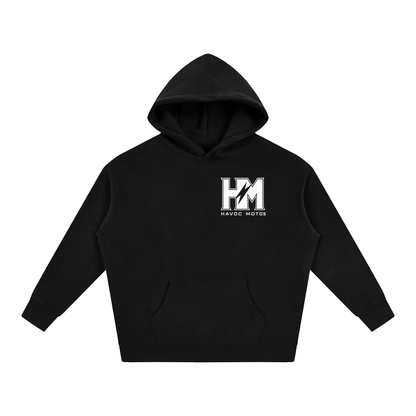 havoc moto heavy black hoodie (ADULT)