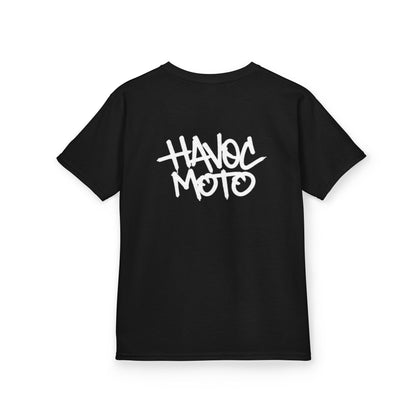 Kids Tee — 'Havoc Moto' Logo Streetwear T-Shirt