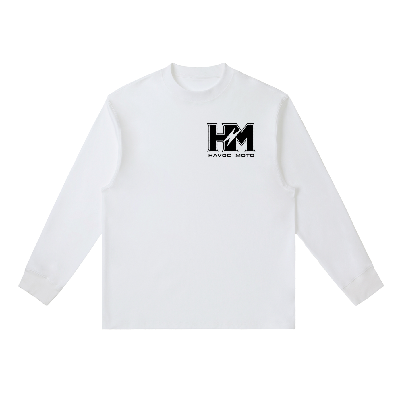 havoc moto white long sleeve (ADULT)