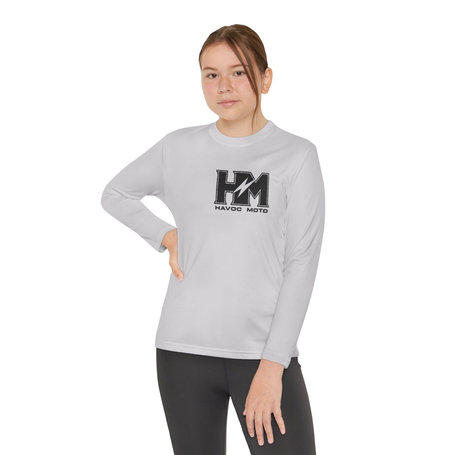 havoc moto grey long sleeve