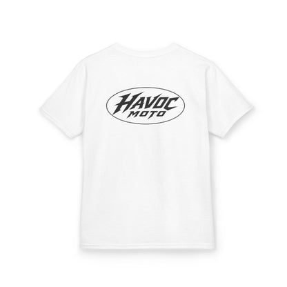 Havoc moto white tee