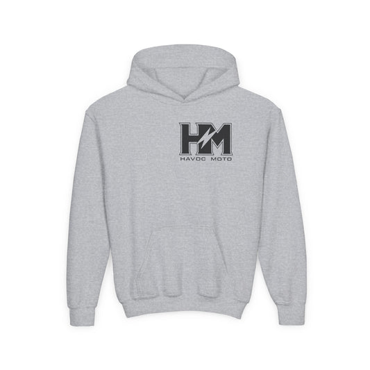 havoc moto heavy grey hoodie