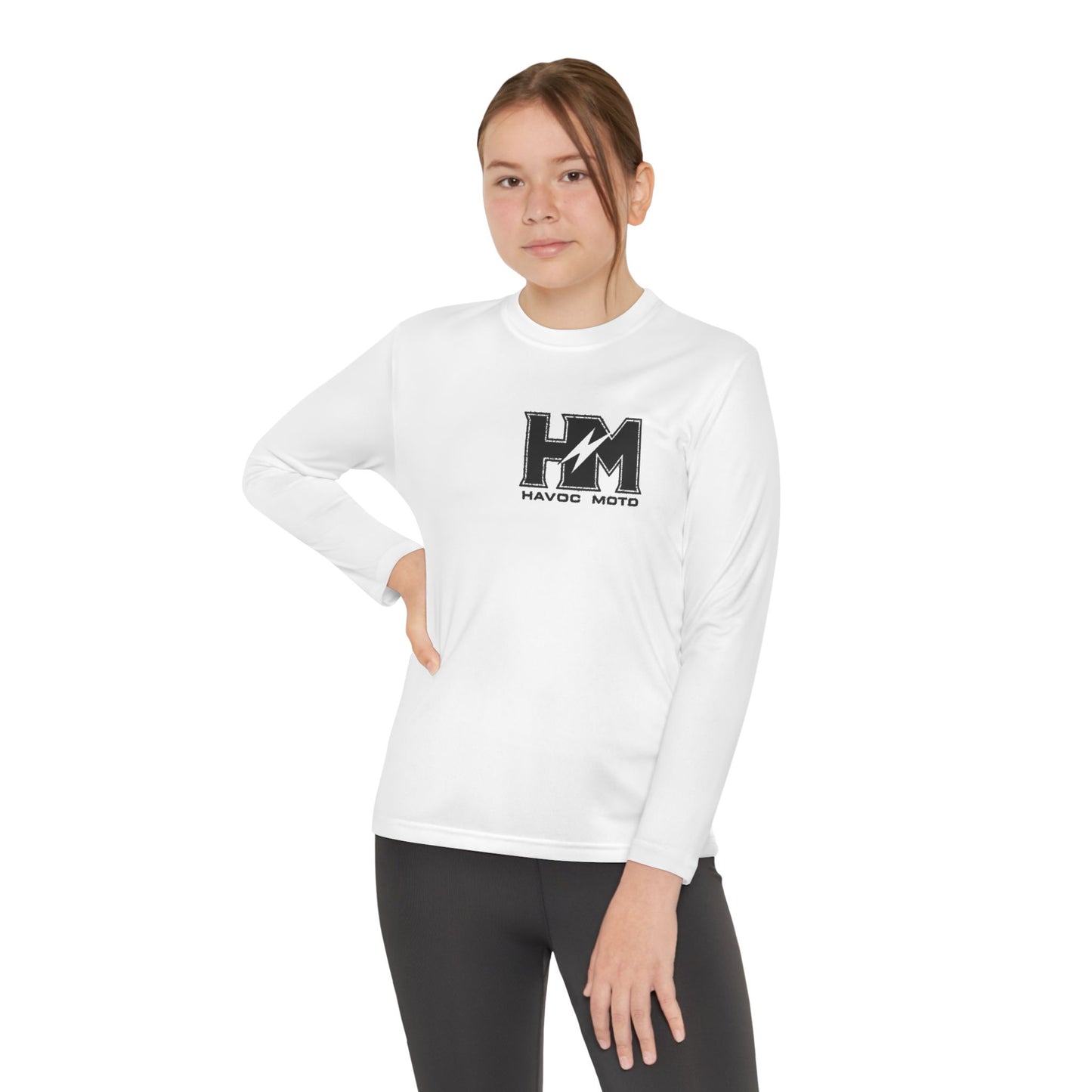 havoc moto white long sleeve