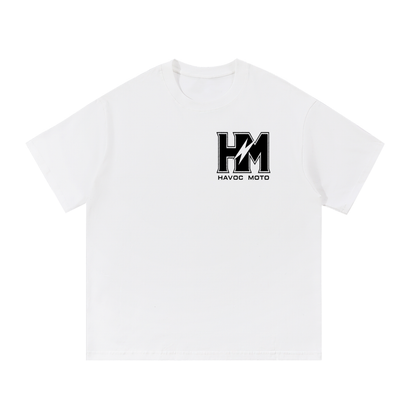 havoc moto white tee (ADULT)