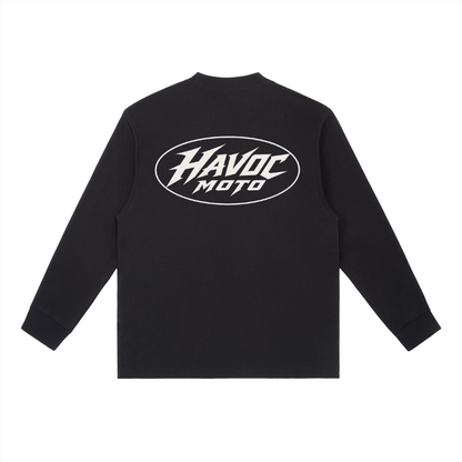 havoc moto black long sleeve (ADULT)
