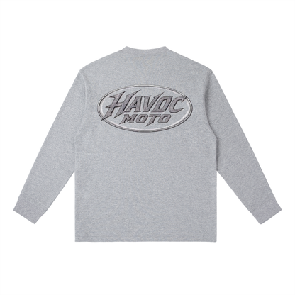 havoc moto grey long sleeve (ADULT)