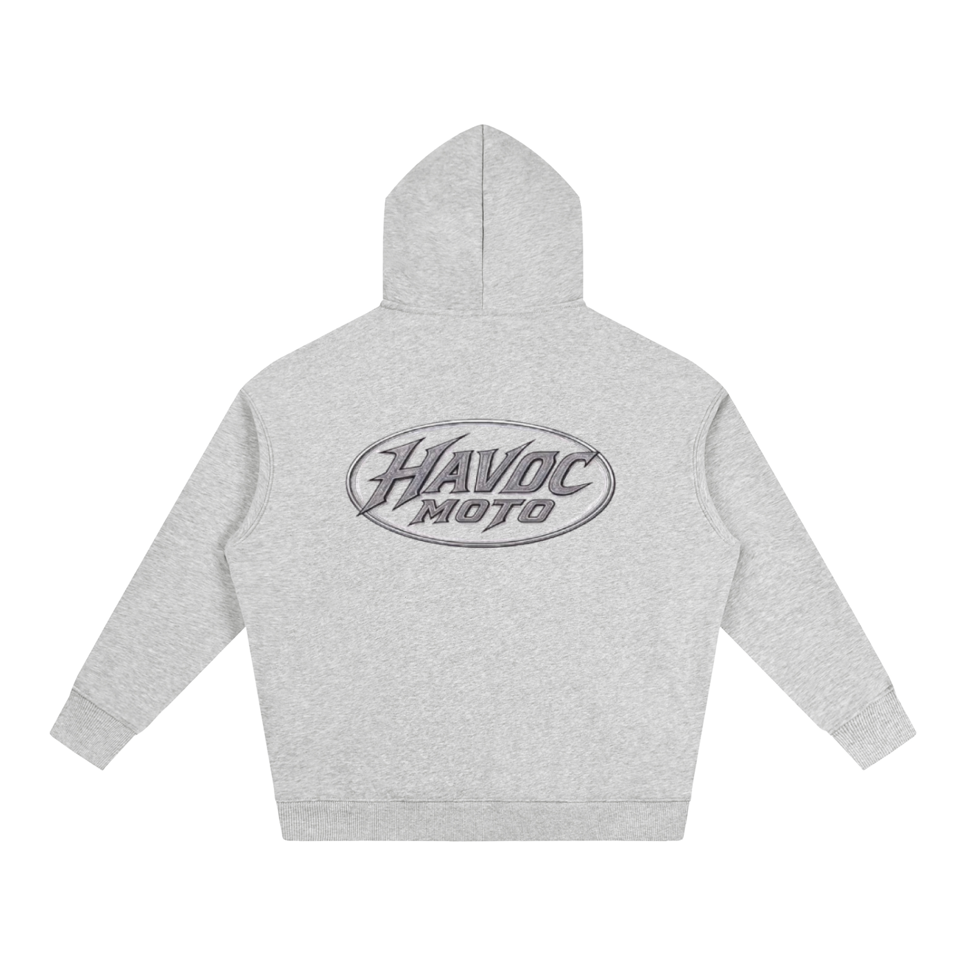 havoc moto heavy grey hoodie (ADULT)