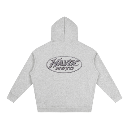 havoc moto heavy grey hoodie (ADULT)