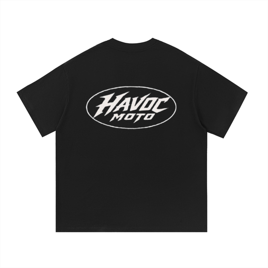 havoc moto black tee (ADULT)